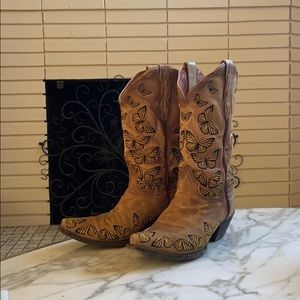 COPY - Dan Post suede monarch boots size 8 1/2